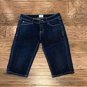 Hudson Jeans Dark Blue Jean Shorts